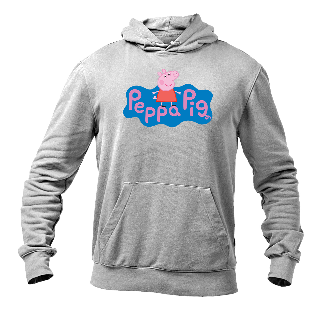 Men's Pegga Pig Cartoon Pullover Hoodie