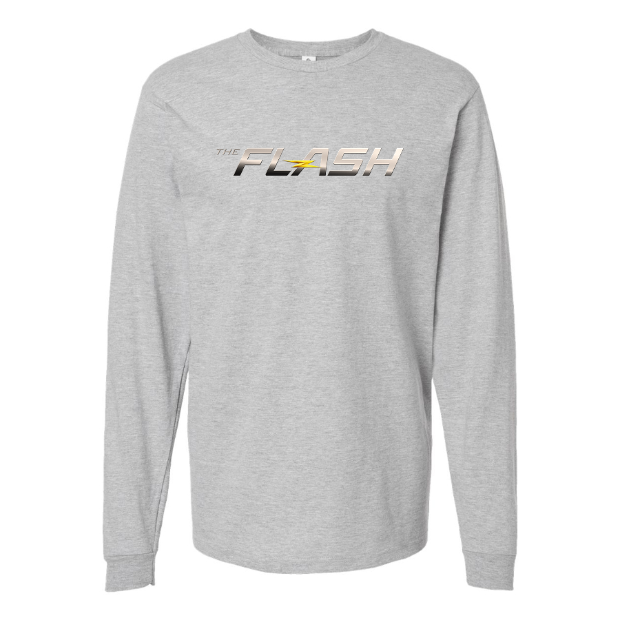 Men's The Flash DC Superhero Long Sleeve T-Shirt