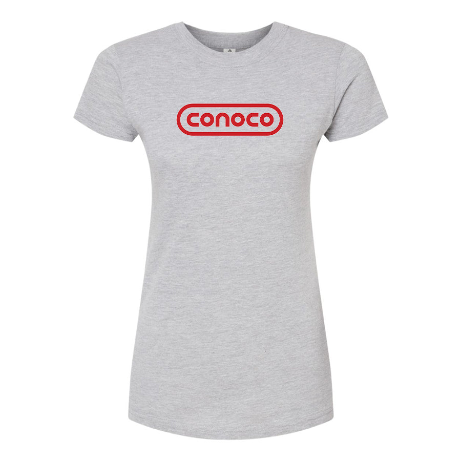 Women's Conoco Gas Station Round Neck T-Shirt