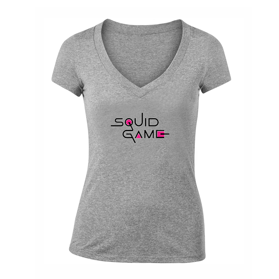 Women's Squid Game Show V-Neck T-Shirt