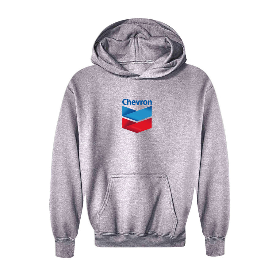 Youth Kids Chevron Gas Station Pullover Hoodie