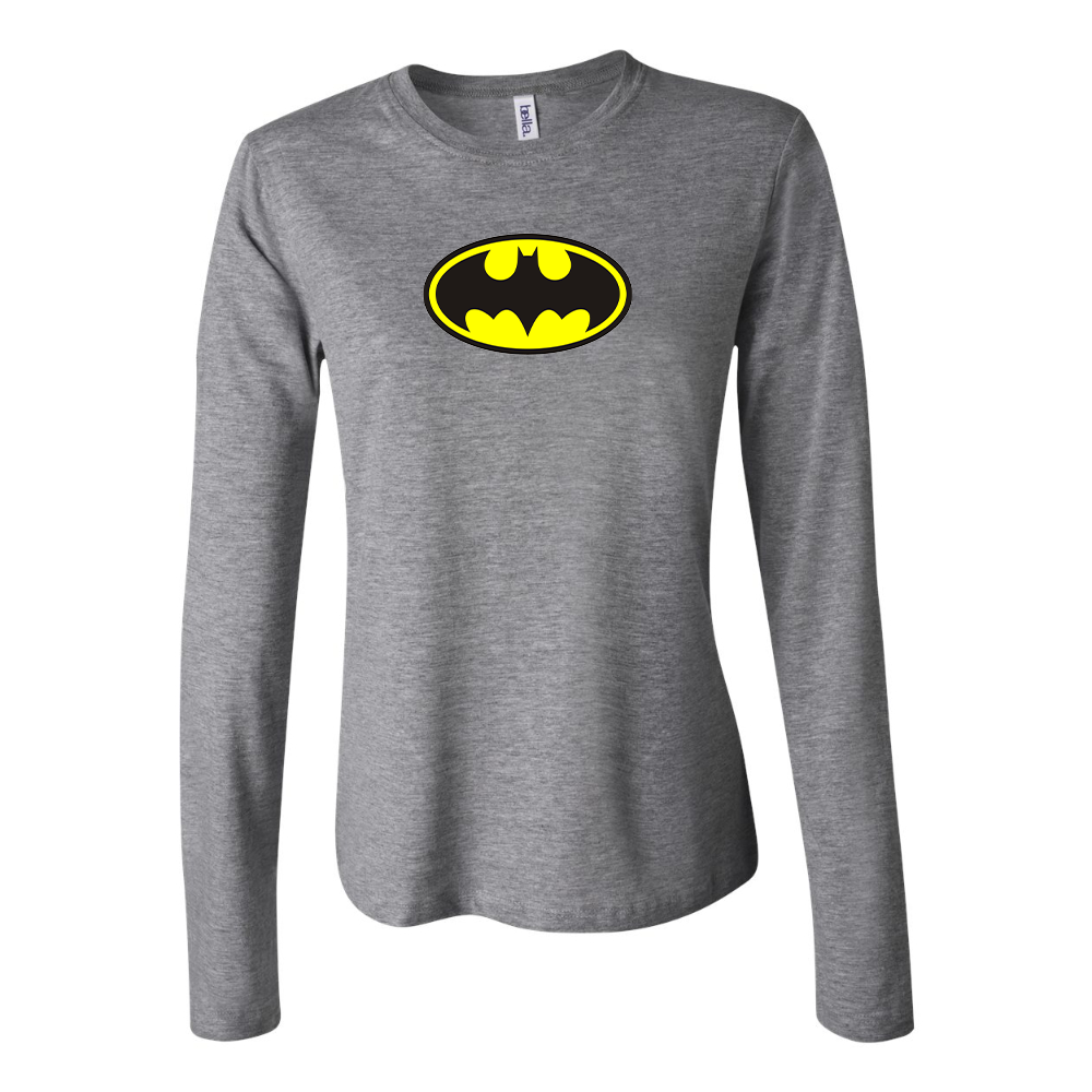 Women's DC Comics Batman Superhero Long Sleeve T-Shirt