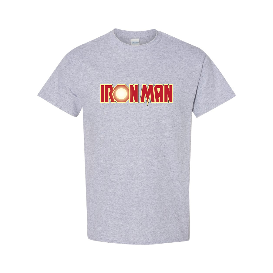 Men's Iron Man Marvel Superhero Cotton T-Shirt