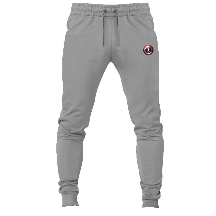 Men's Captain America Superhero Joggers Sweatpants