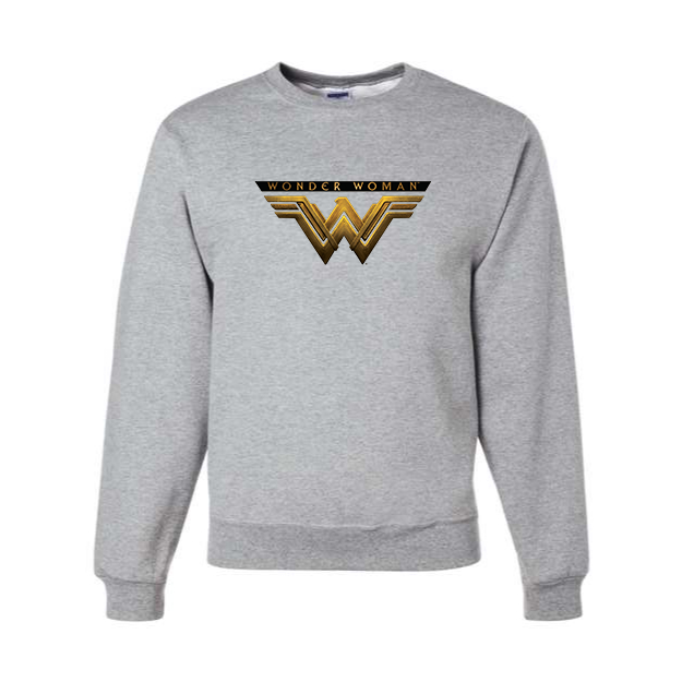 Men's Wonder Woman DC Superheros Crewneck Sweatshirt