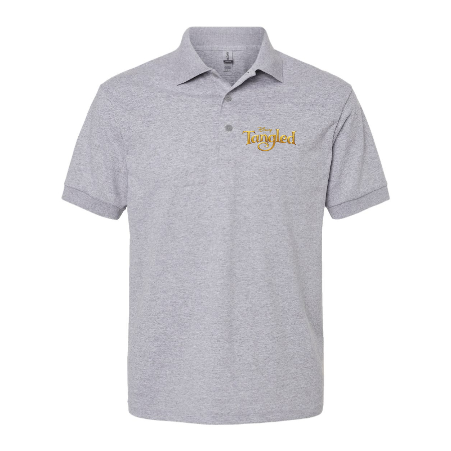 Men's Tangled Disney Cartoon Dry Blend Polo