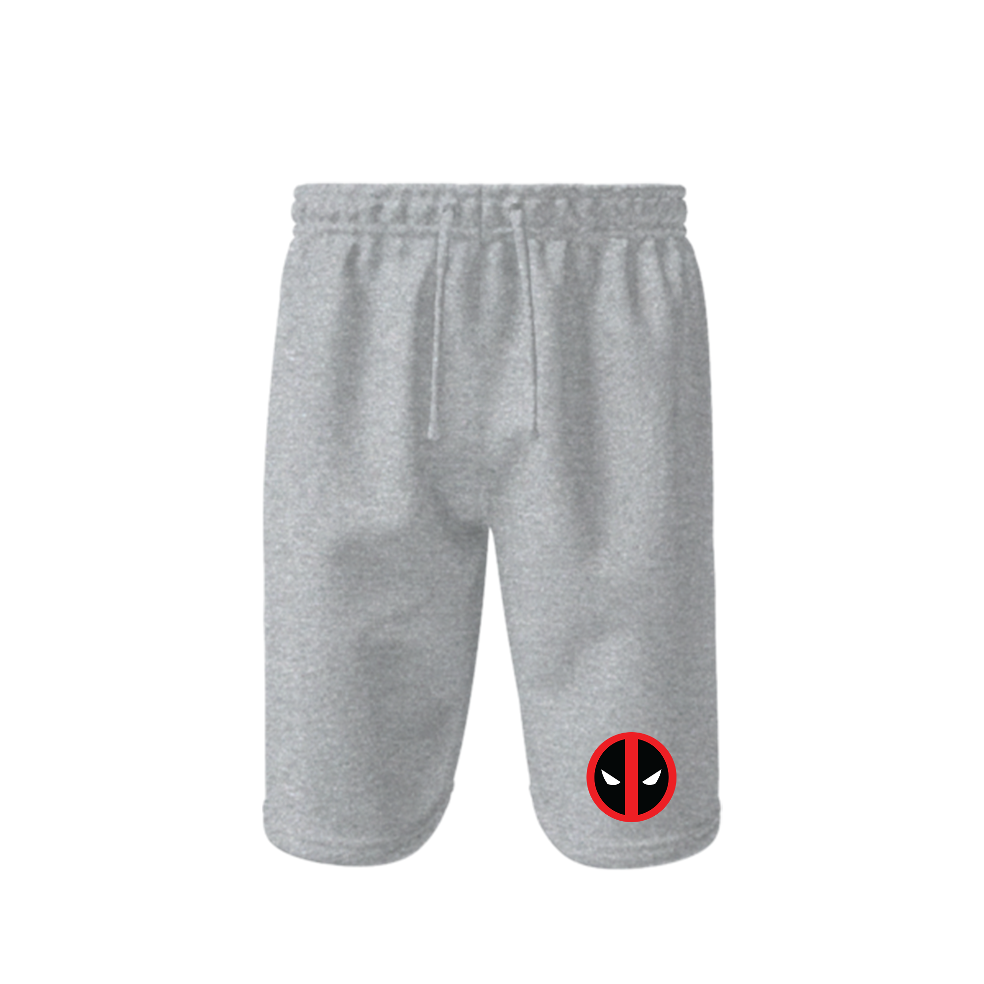 Men's Deadpool Marvel Superhero Athletic Fleece Shorts