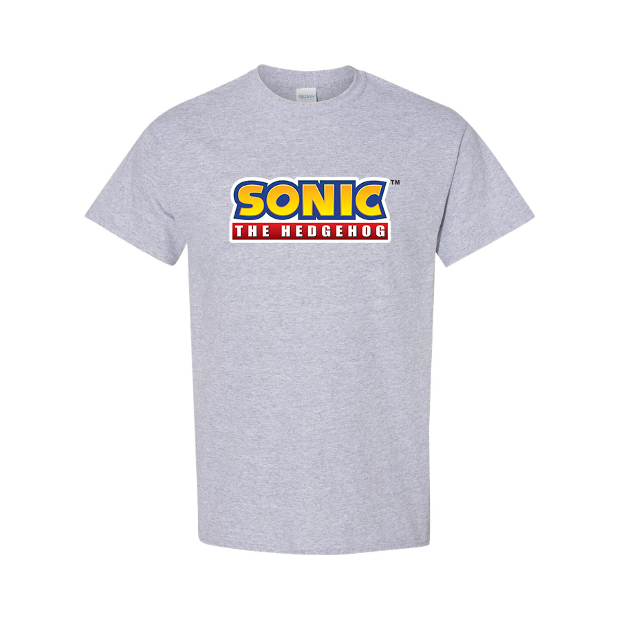 Men's Sonic The Hedgehog Cartoon Cotton T-Shirt