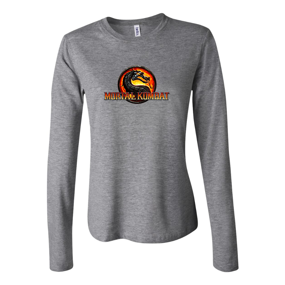 Women's Mortal Kombat Game Long Sleeve T-Shirt