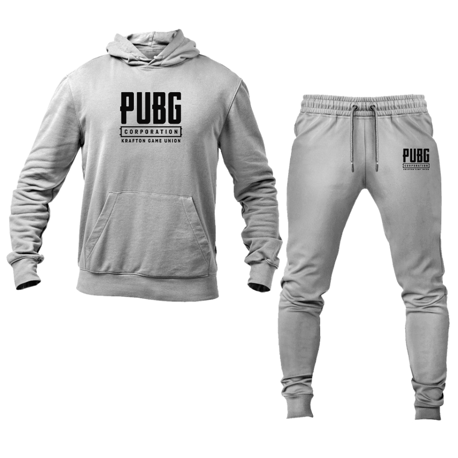 Men's PUBG Multiplayer Shooting Game Hoodie Joggers Set