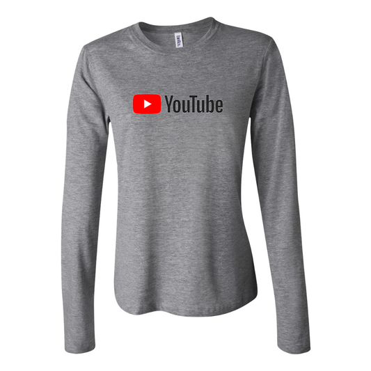 Women's YouTube Social Video Steaming Long Sleeve T-Shirt