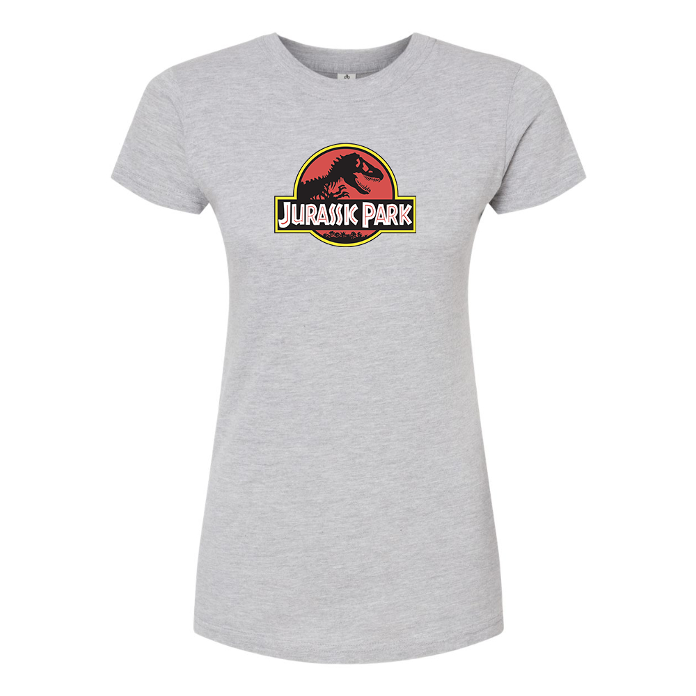 Women's Jurassic Park Movie Round Neck T-Shirt