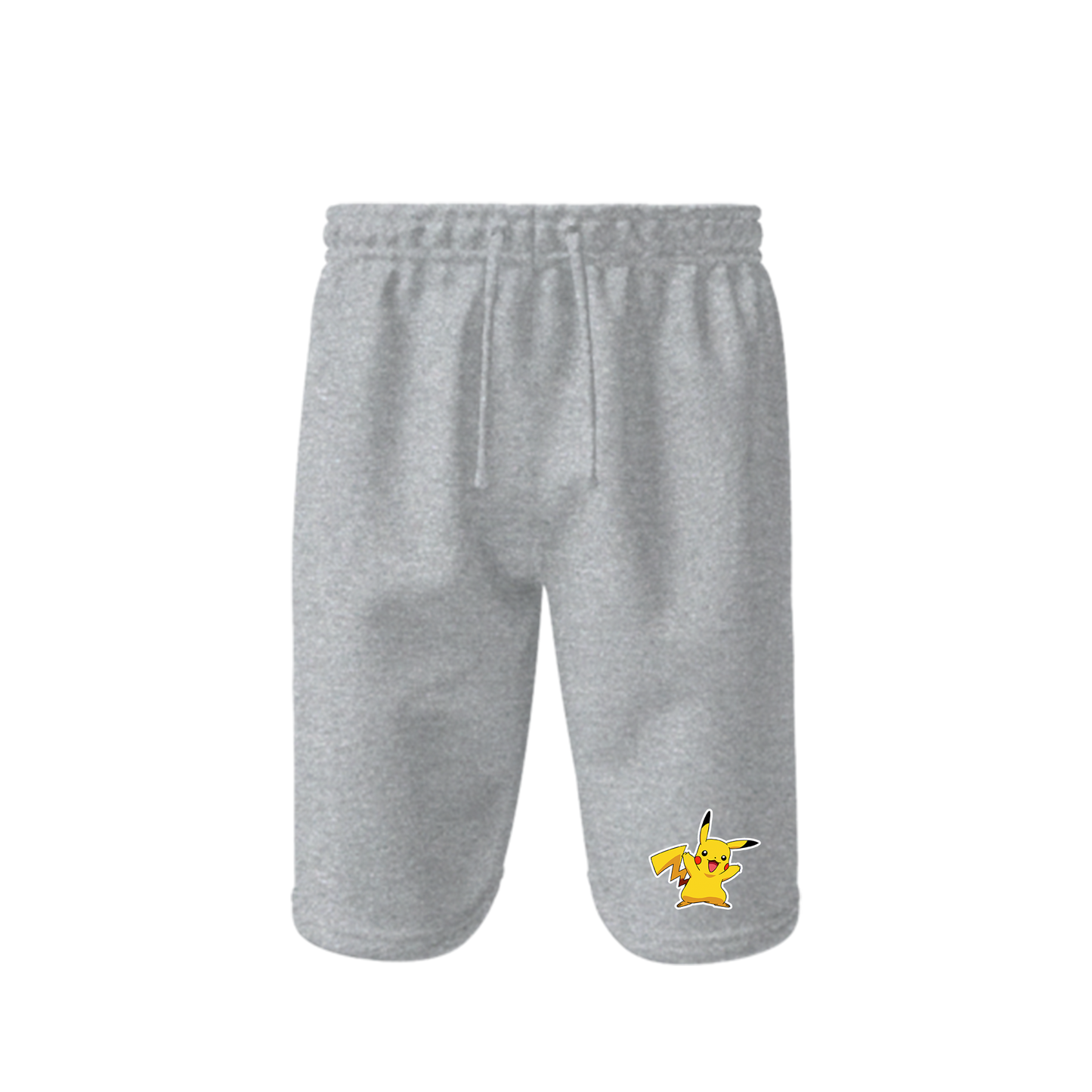 Men's Pikachu Cartoon Athletic Fleece Shorts