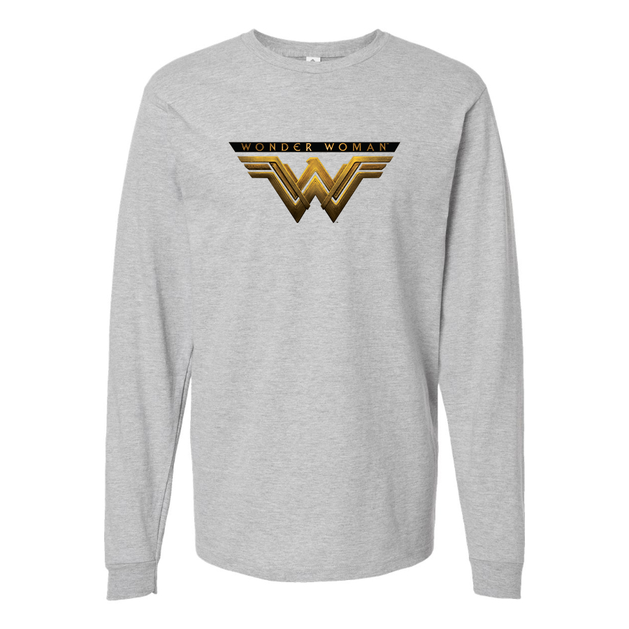 Men's Wonder Woman DC Superhero Long Sleeve T-Shirt