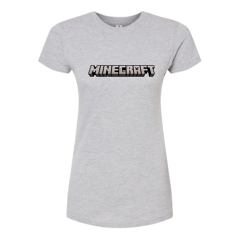 Women's Minecraft Game Round Neck T-Shirt