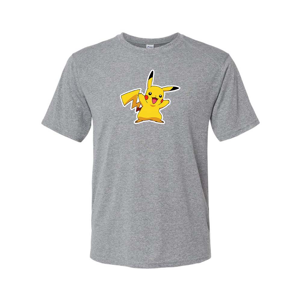 Men's Pikachu Cartoon Performance T-Shirt