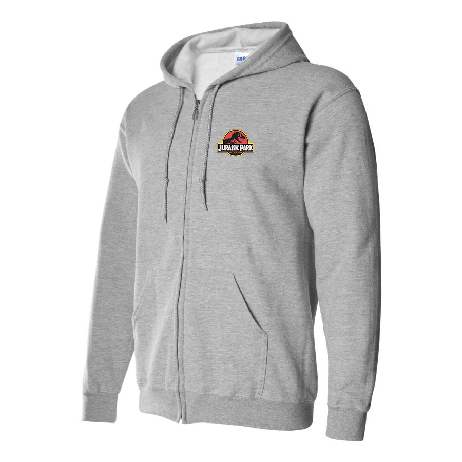 Men's Jurassic Park Movie Zipper Hoodie