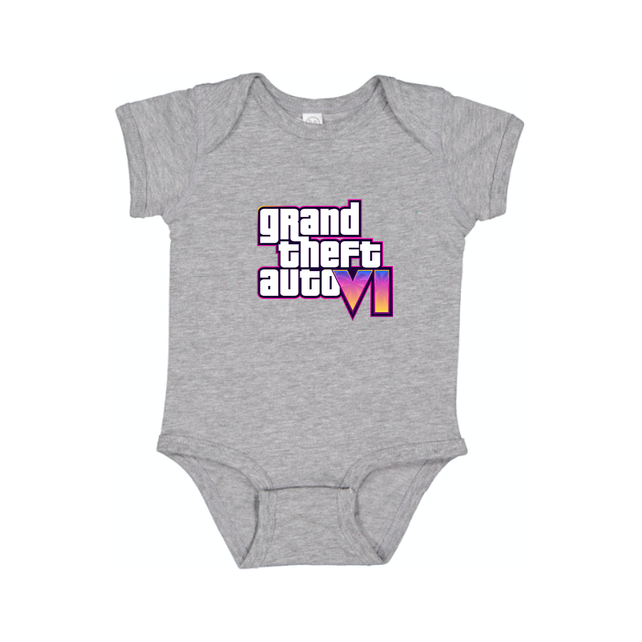 GTA 6 Grand Theft Auto VI Baby Romper Onesie Game