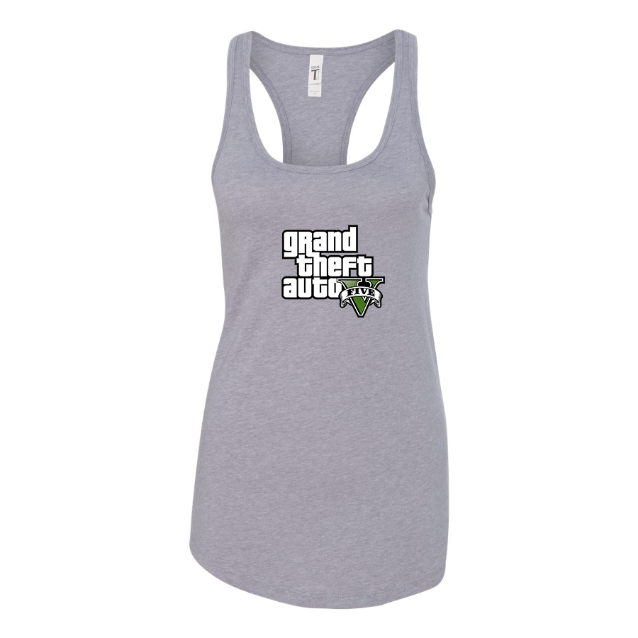 Women's GTA 5 Grand Theft Auto V Racerback Tank Top Game