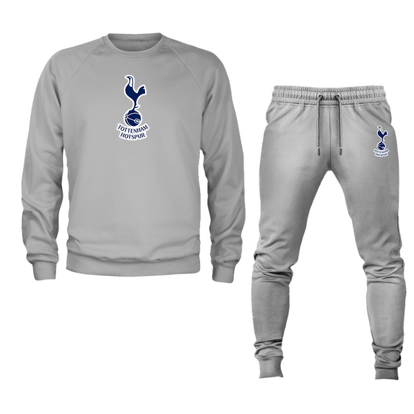 Men’s Tottenham Hotspur F.C. Soccer Logo Crewneck Sweatshirt Joggers Suit