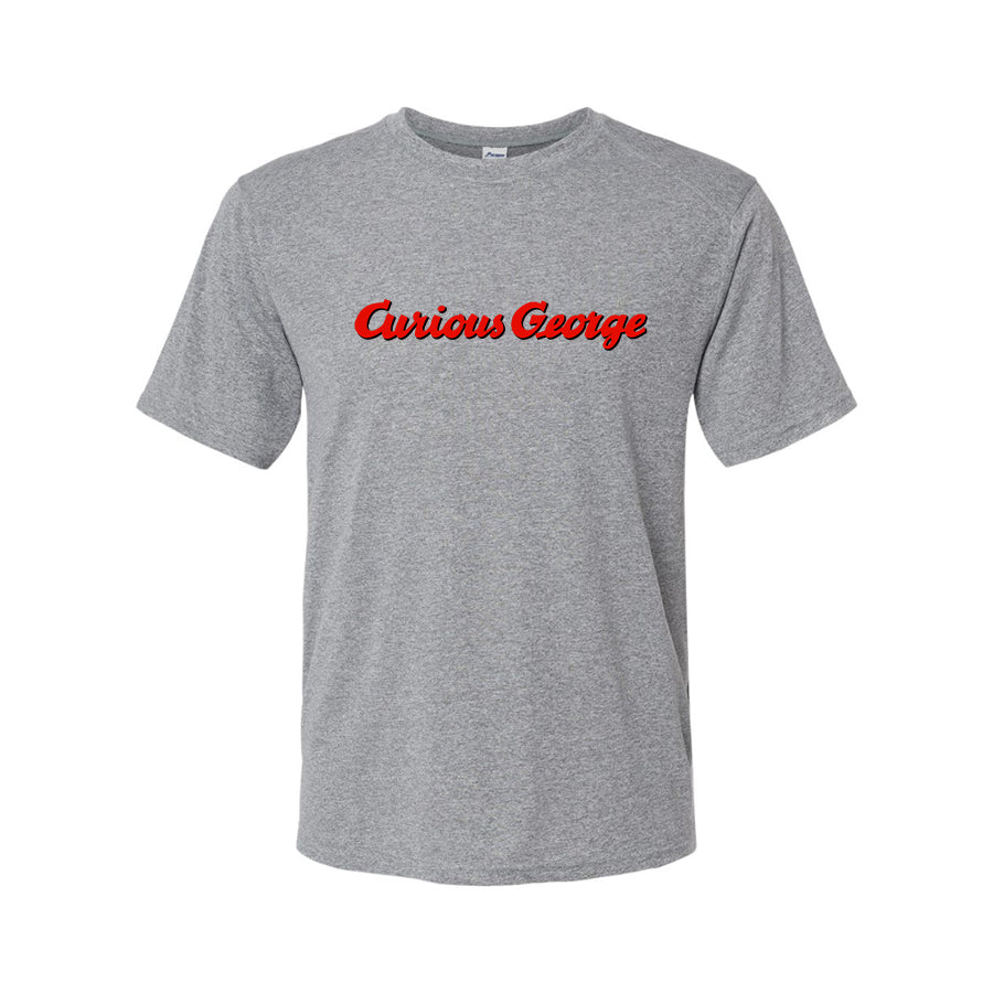 Men's Curious George Cartoon Performance T-Shirt