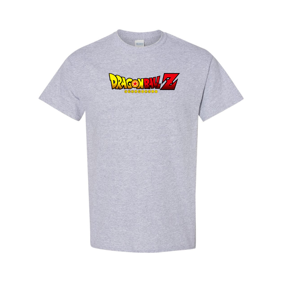 Youth Kids Dragon Ball Z Cartoon Title Cotton T-Shirt