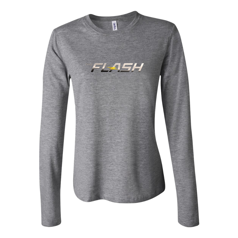 Women's The Flash DC Superhero Long Sleeve T-Shirt