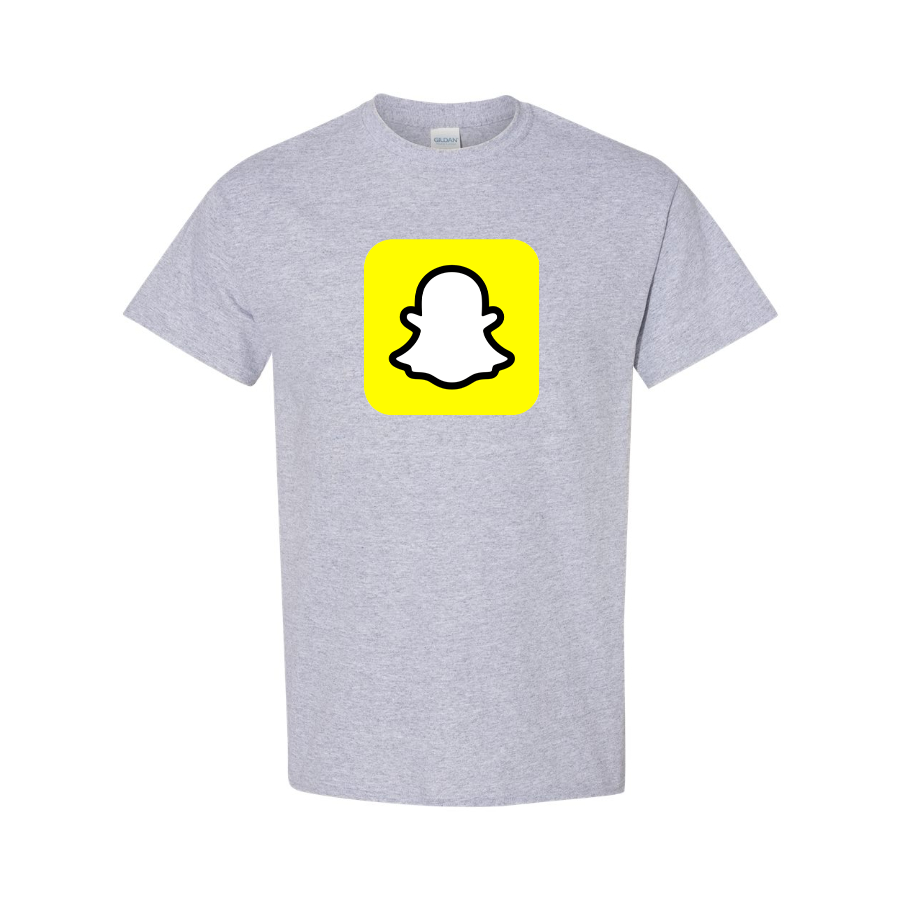 Men's Snapchat Social Cotton T-Shirt