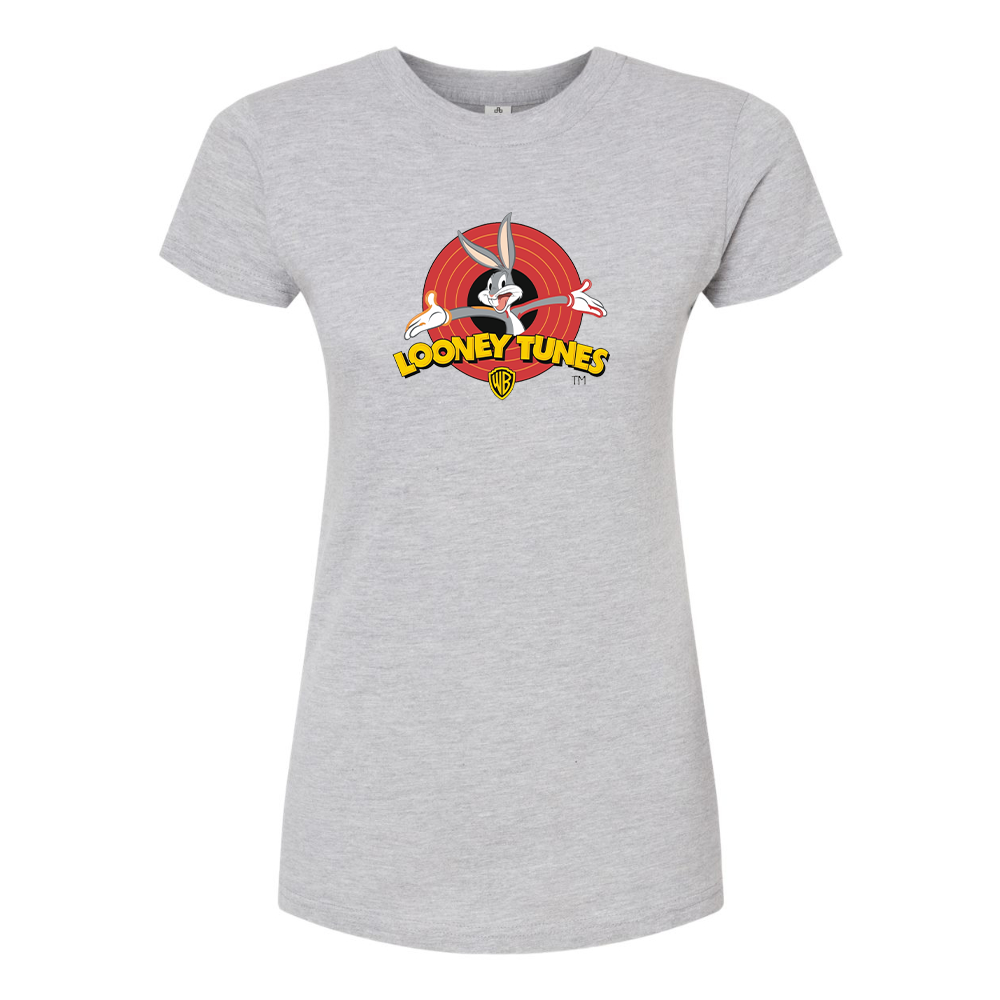 Women's Looney Tunes Warner Brothers Cartoon Round Neck T-Shirt