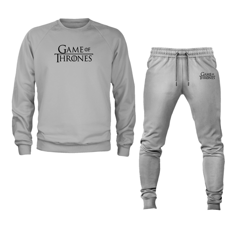 Men's Game of Thrones TV Show Crewneck Sweatshirt Joggers Suit