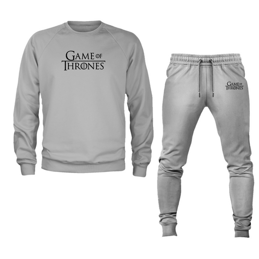 Men's Game of Thrones TV Show Crewneck Sweatshirt Joggers Suit