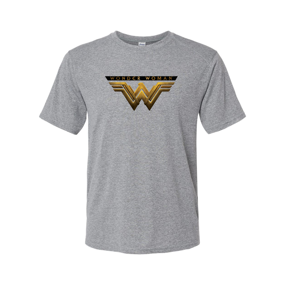 Youth Kids Wonder Woman DC Superhero Performance T-Shirt