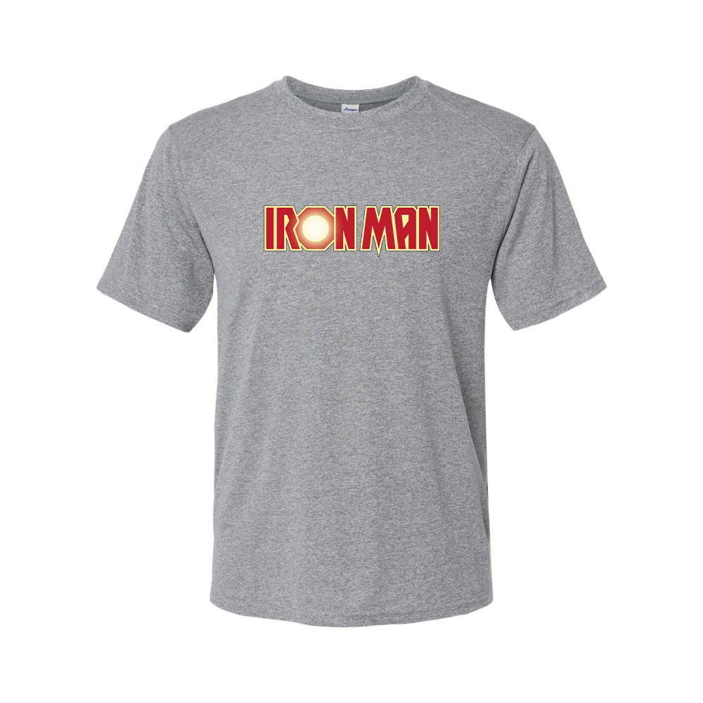 Men's Iron Man Marvel Superhero Performance T-Shirt