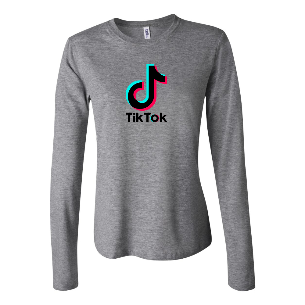 Women's TikTok Social Long Sleeve T-Shirt