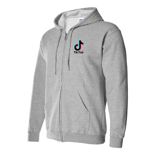 Men's TikTok Social Zipper Hoodie