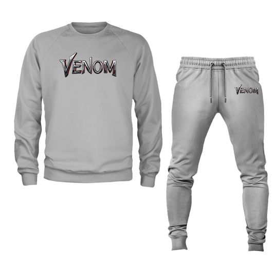 Men's Venom Movie Crewneck Sweatshirt Joggers Suit