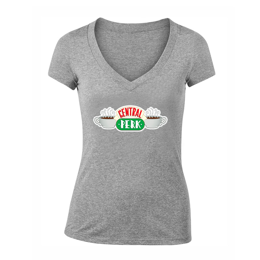 Women's Central Perk Friends Show V-Neck T-Shirt