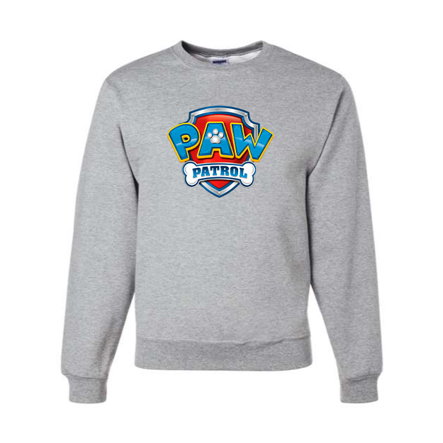 Men's Paw Patrol Cartoon Crewneck Sweatshirt