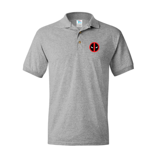 Men's Deadpool Marvel Superhero Dry Blend Polo