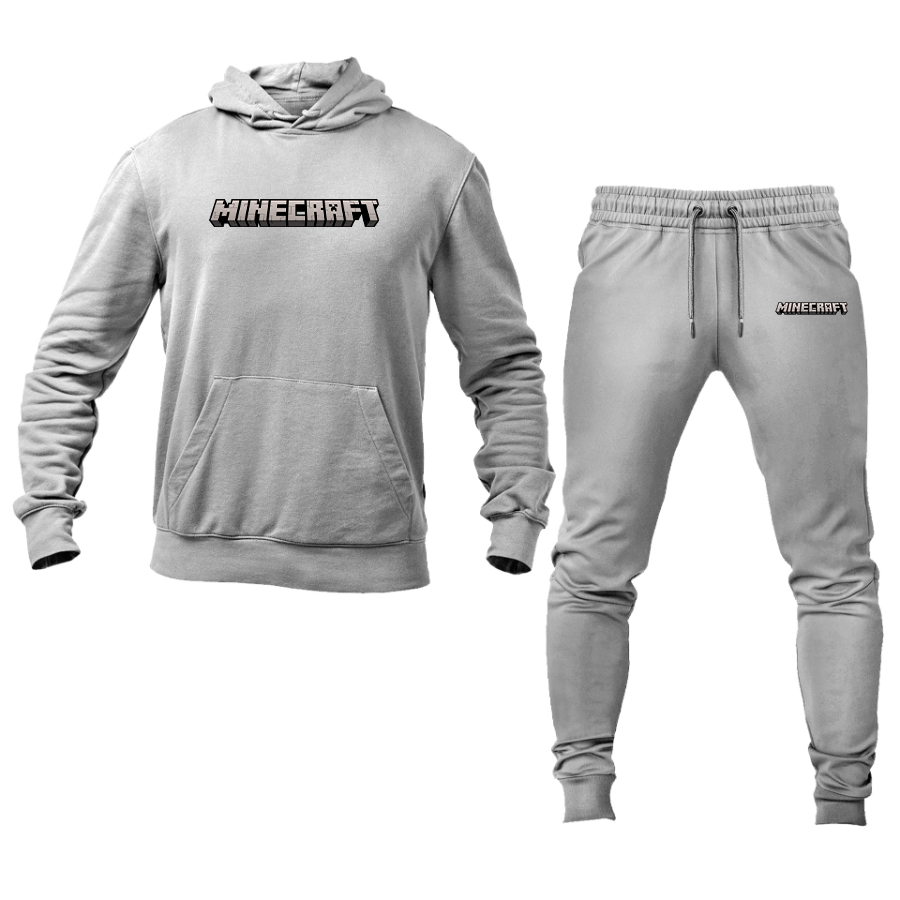 Men's Minecraft Game Hoodie Joggers Set