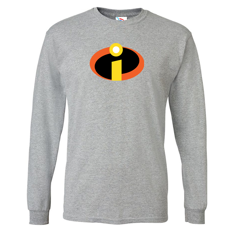 Youth Kids The Incredibles Cartoon Long Sleeve T-Shirt