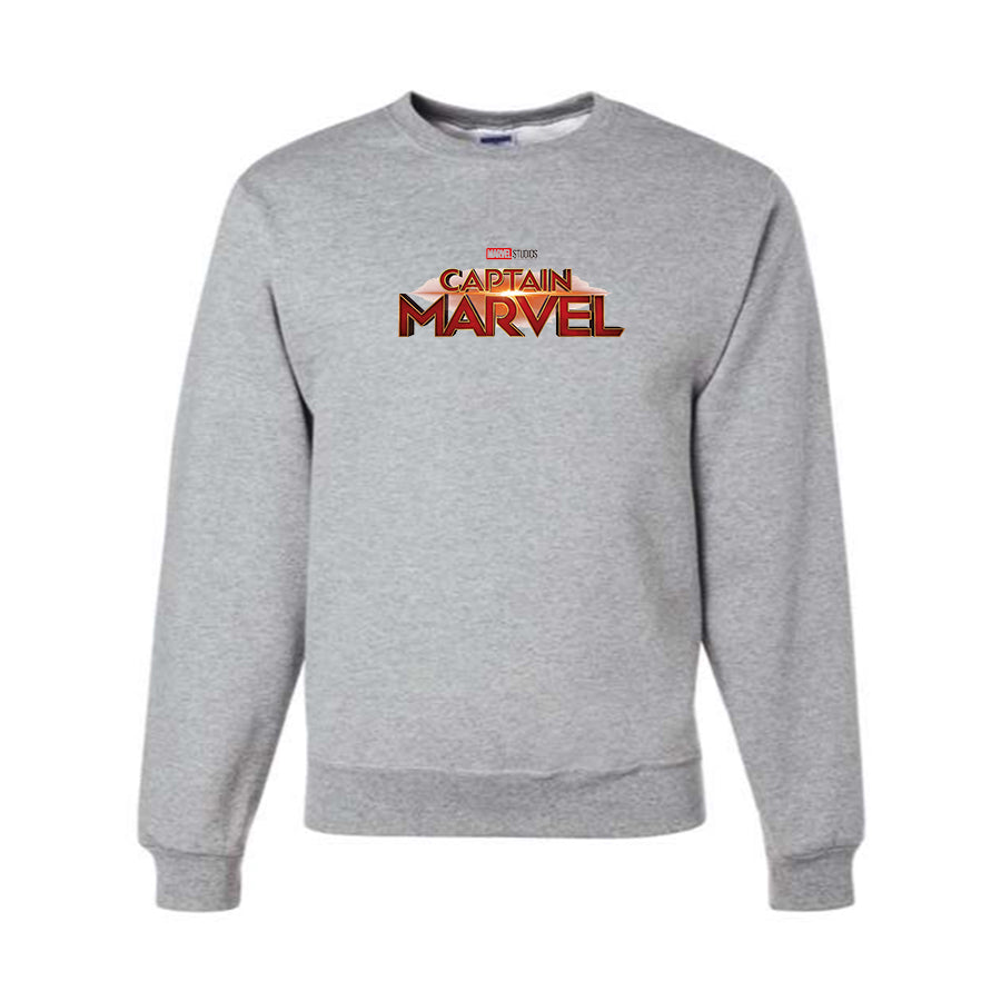 Men's Captain Marvel Superhero  Crewneck Sweatshirt