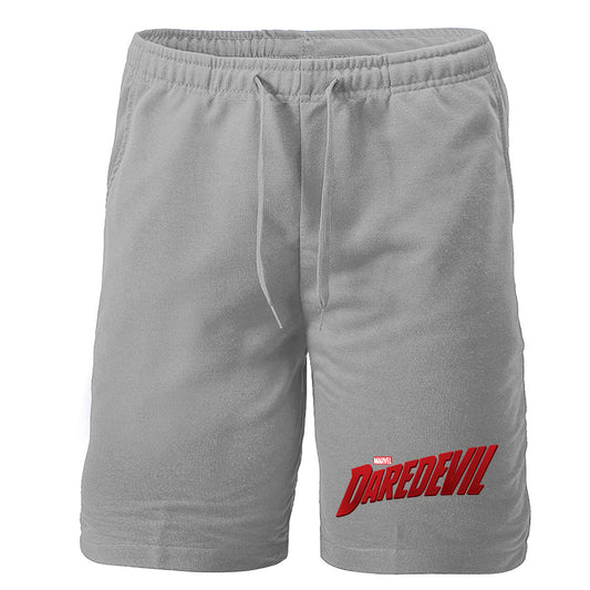 Men's Daredevil Marvel Superhero Athletic Fleece Shorts