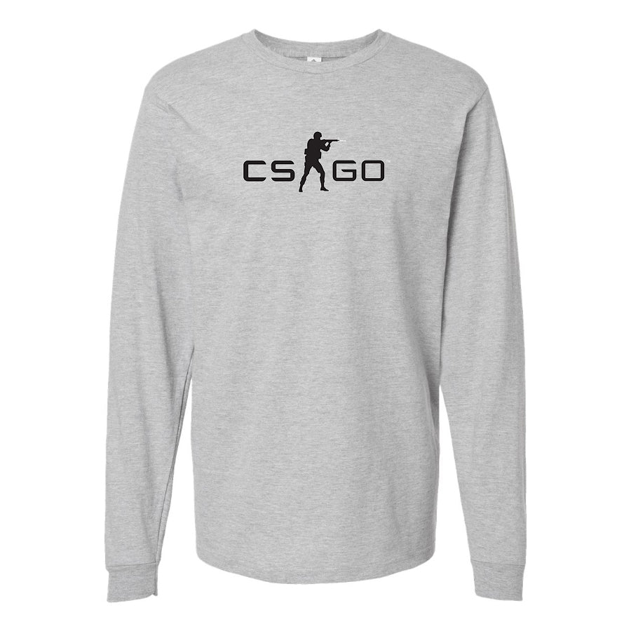 Men's Counter Strike GO Game Long Sleeve T-Shirt