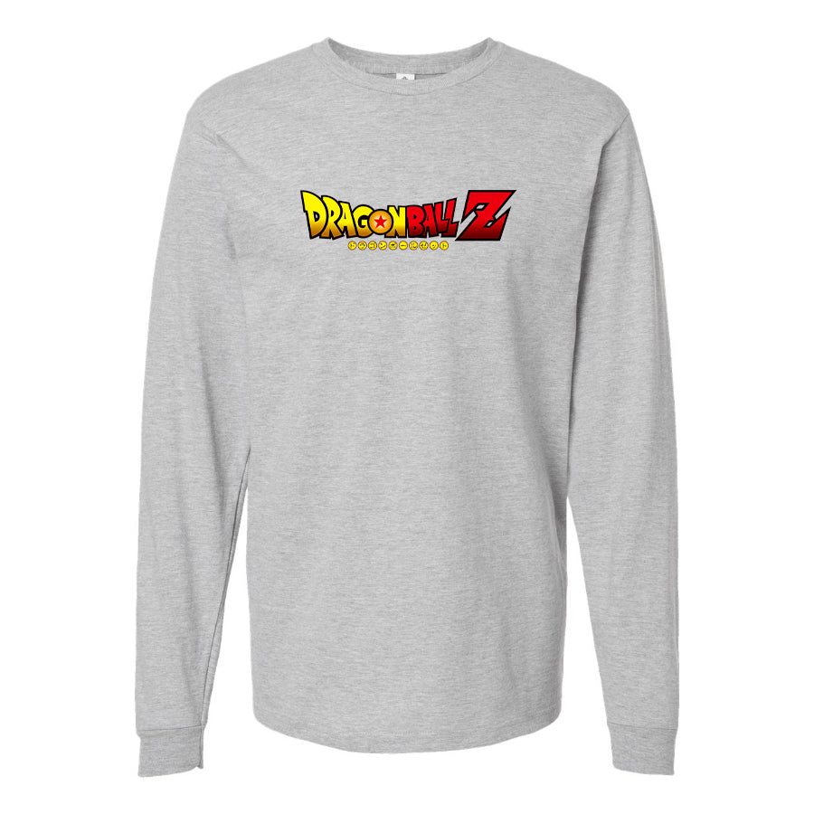 Men's Dragon Ball Z Cartoon Title Long Sleeve T-Shirt