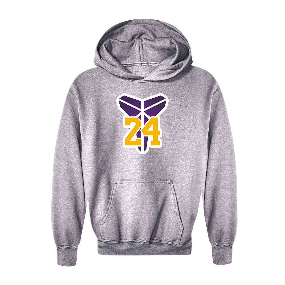 Youth Kids Kobe Bryant Mamba 24 Pullover Hoodie