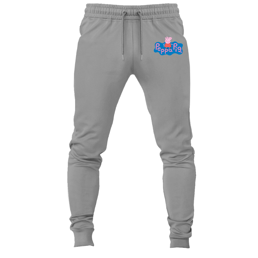 Men's Pegga Pig Cartoon Joggers Sweatpants