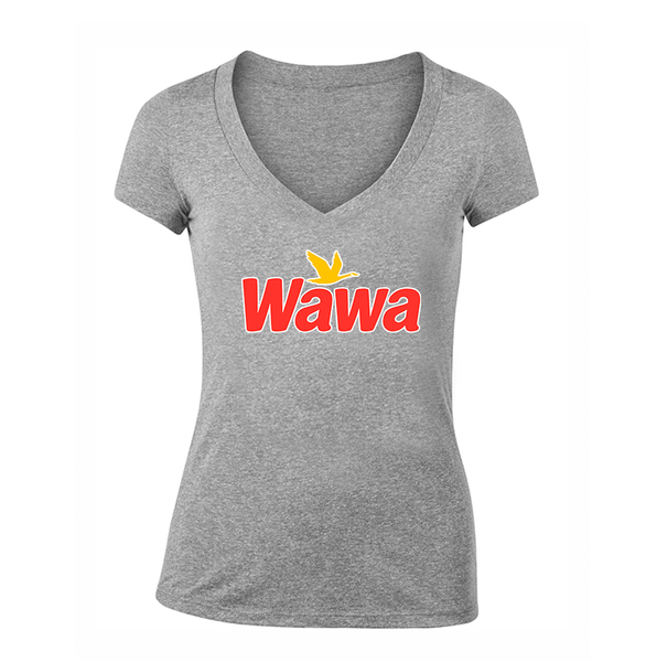 Women's  Wawa Gas Station V-Neck T-Shirt