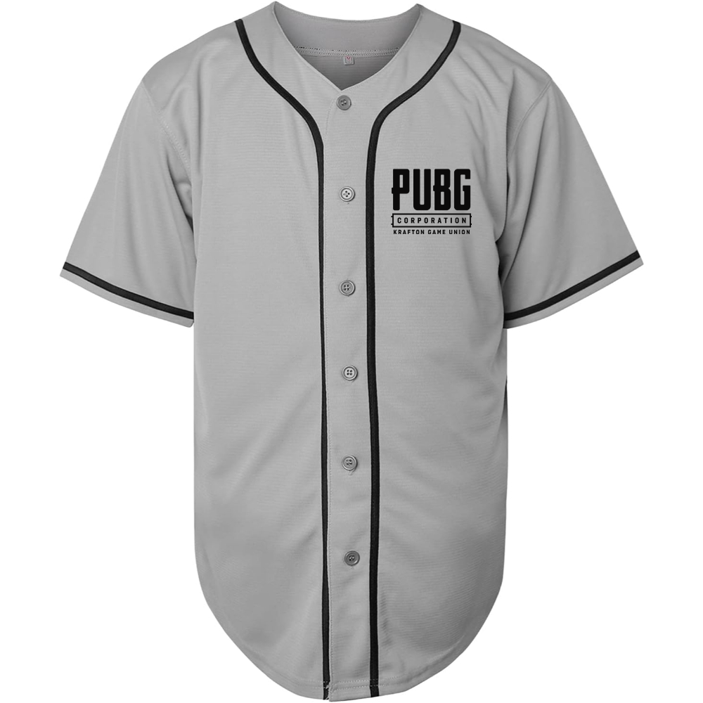 Men's PUBG Multiplayer Shooting Game Baseball Jersey