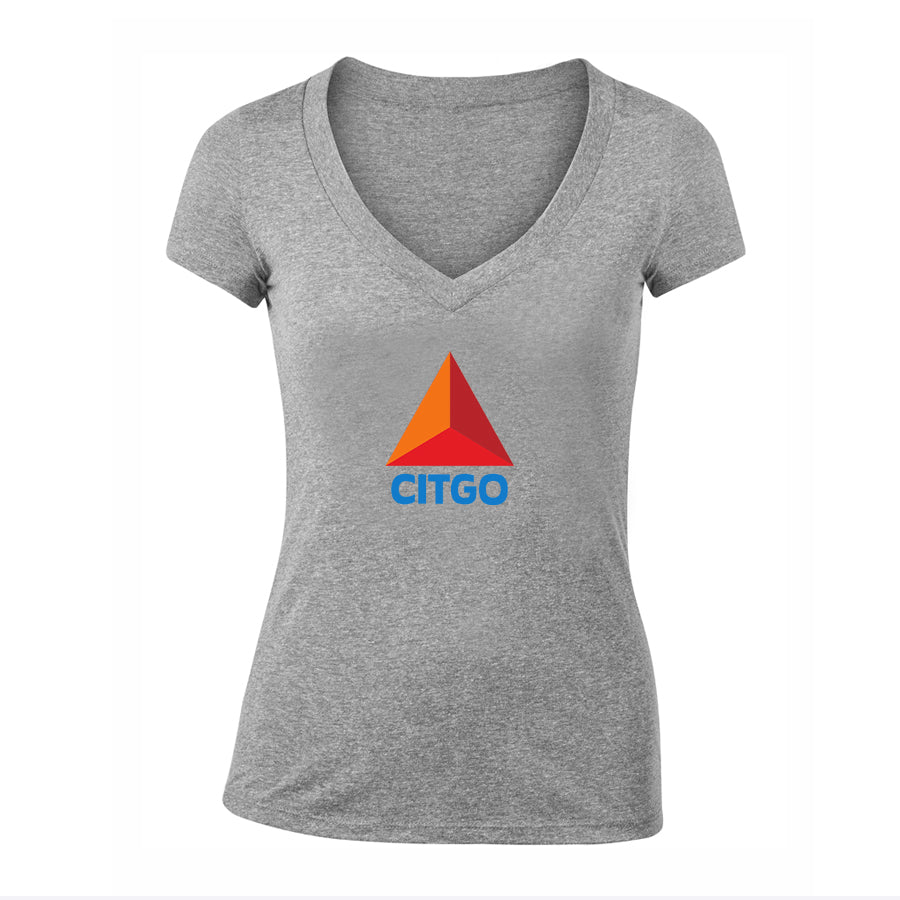 Women's Citgo Gas Station V-Neck T-Shirt